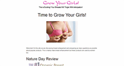 Desktop Screenshot of growyourgirls.com